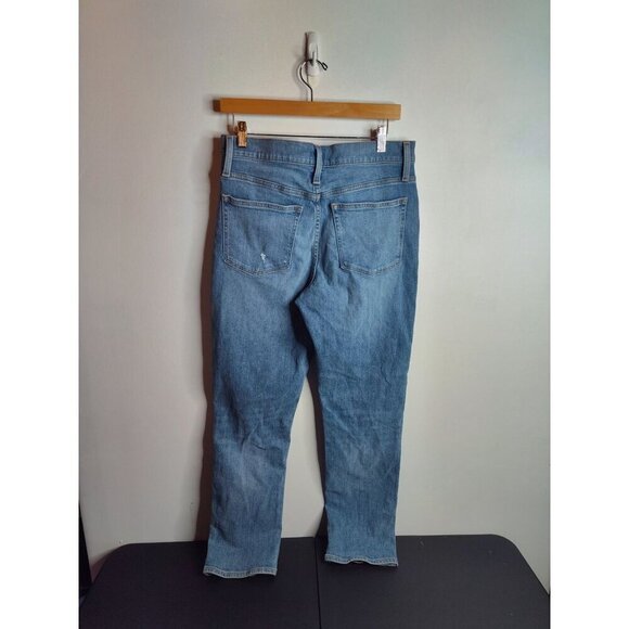 J. Crew Women's High Rise Classic Vintage Jeans, size 29, distressed - Picture 2 of 8